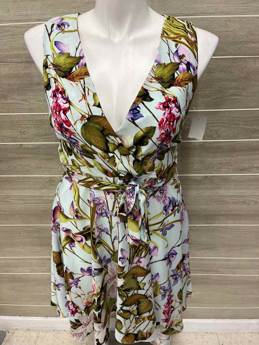 Gabby Skye Size 10 Blue Womens Dress