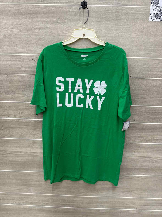 Old Navy Size XL Tall Green Womens Shirt