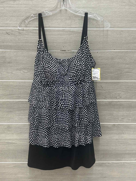 SJB Black Womens Women Size 14 Swimsuit