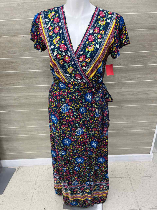 Pretty Garden Blue Womens Women Size 10/12 Dress