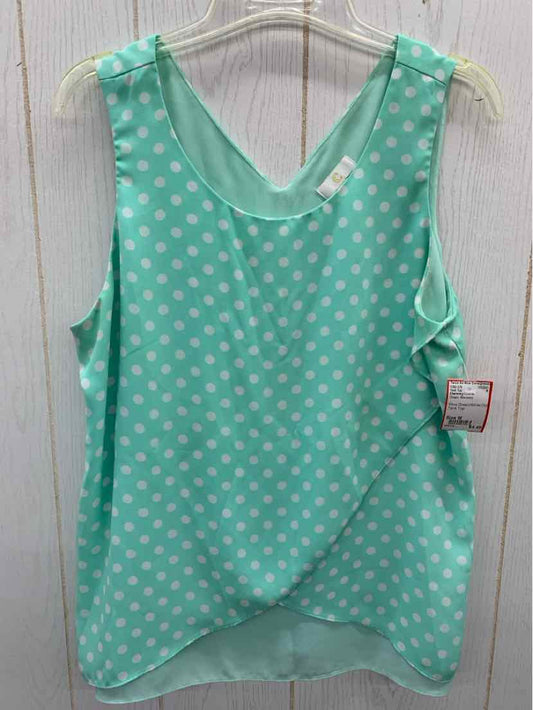 Charming Charlie Green Womens Size M Tank Top