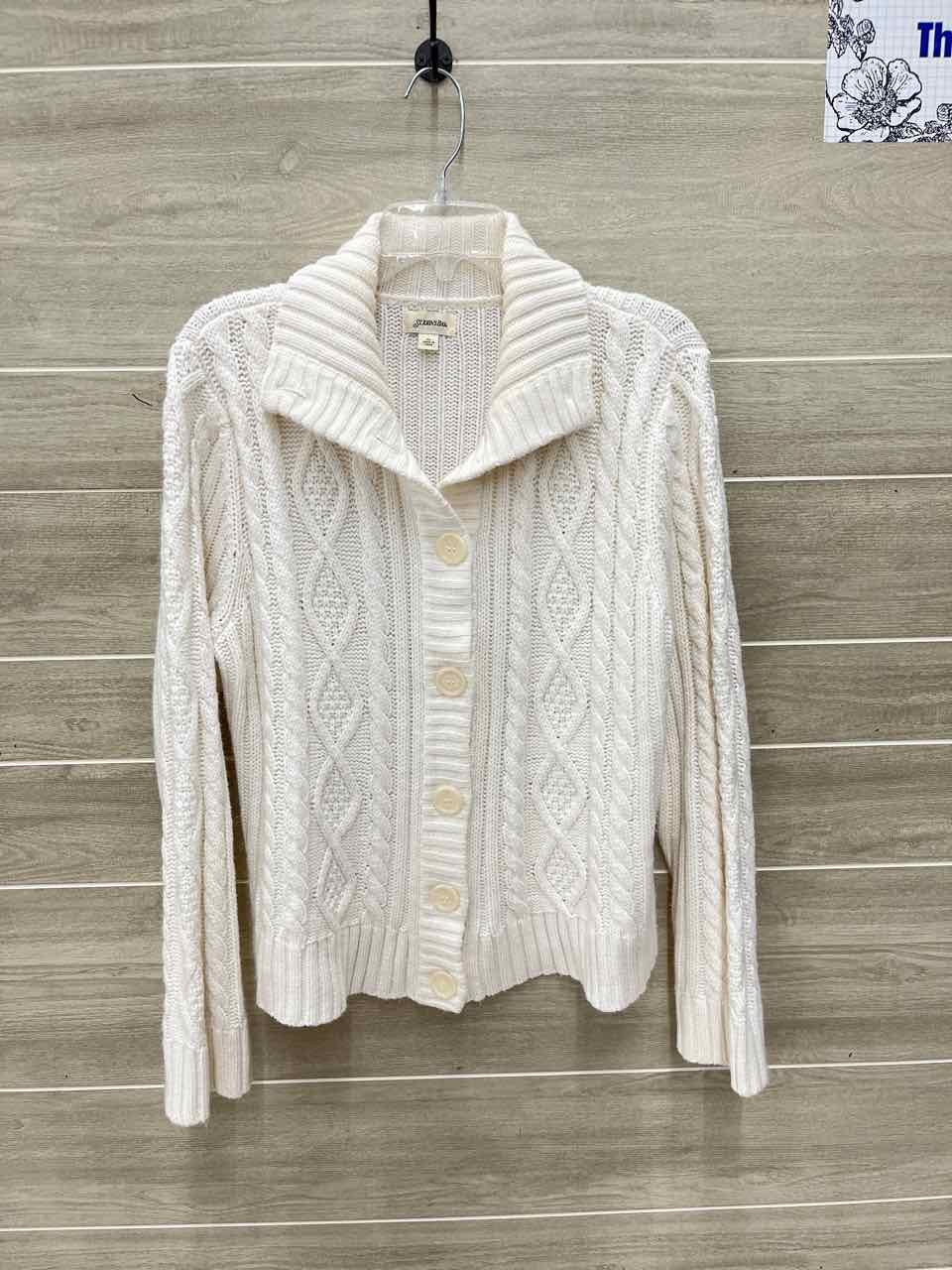 SJB Size XL Cream Womens Sweater