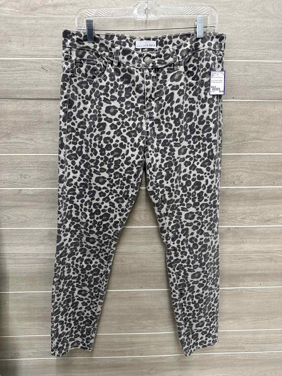 LOFT Size 6 Gray Womens Jeans
