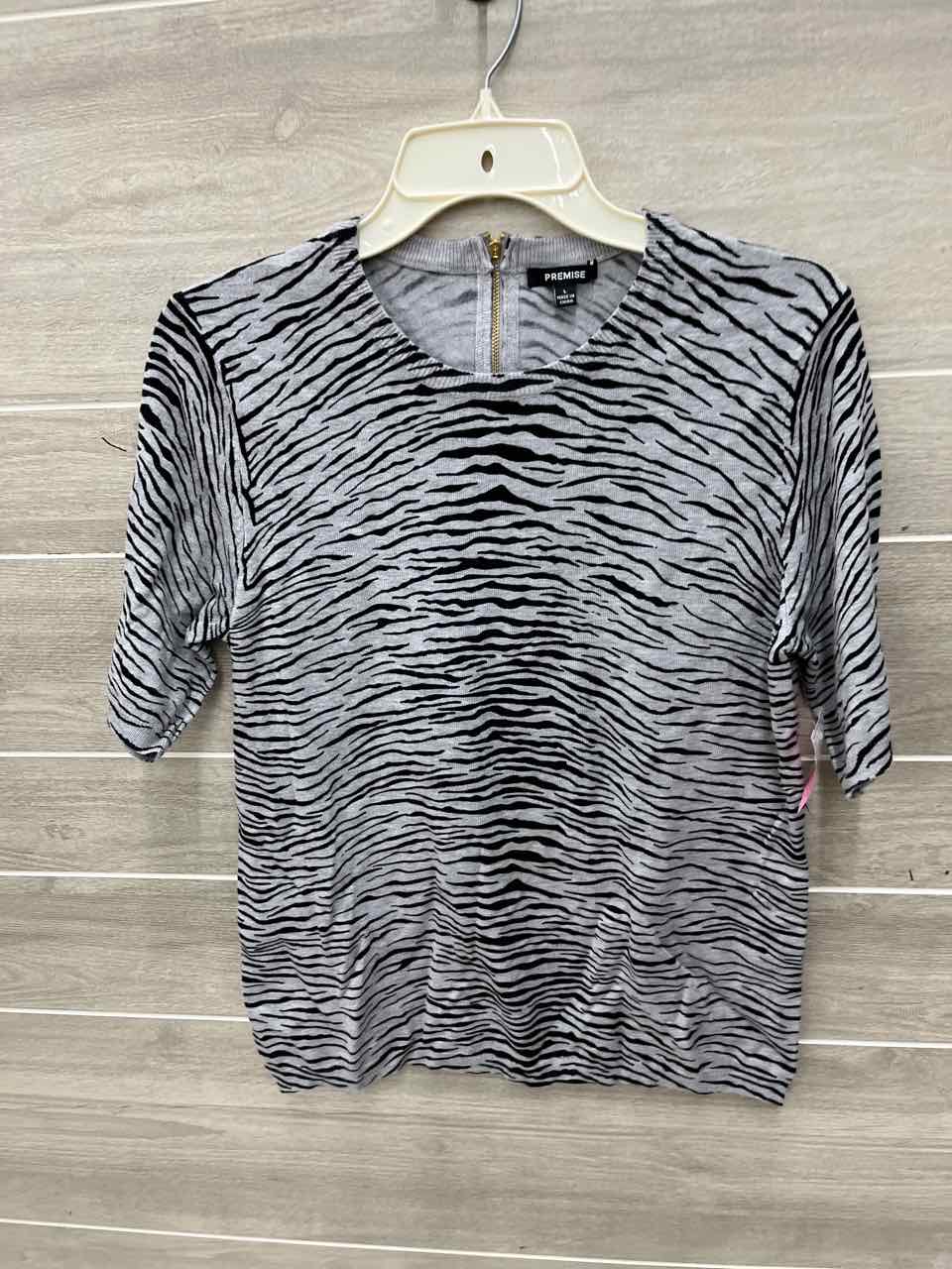Premise Size L Gray Womens Shirt