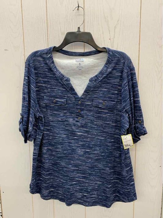 Croft & Barrow Navy Womens Size XL Shirt