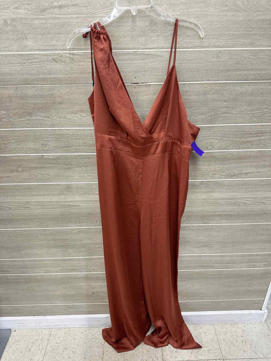 LULU'S Size 12 Orange Womens Jumper