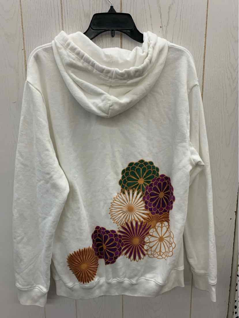 White Womens Size L Sweatshirt