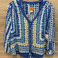 Ruby Rd. Size L/P Blue Petite Shirt