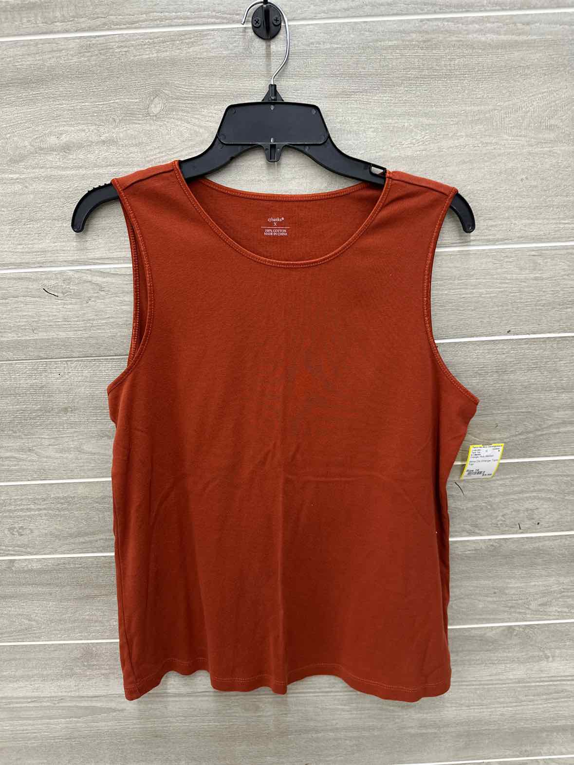 CJ Banks Size 16 Orange Plus Tank Top