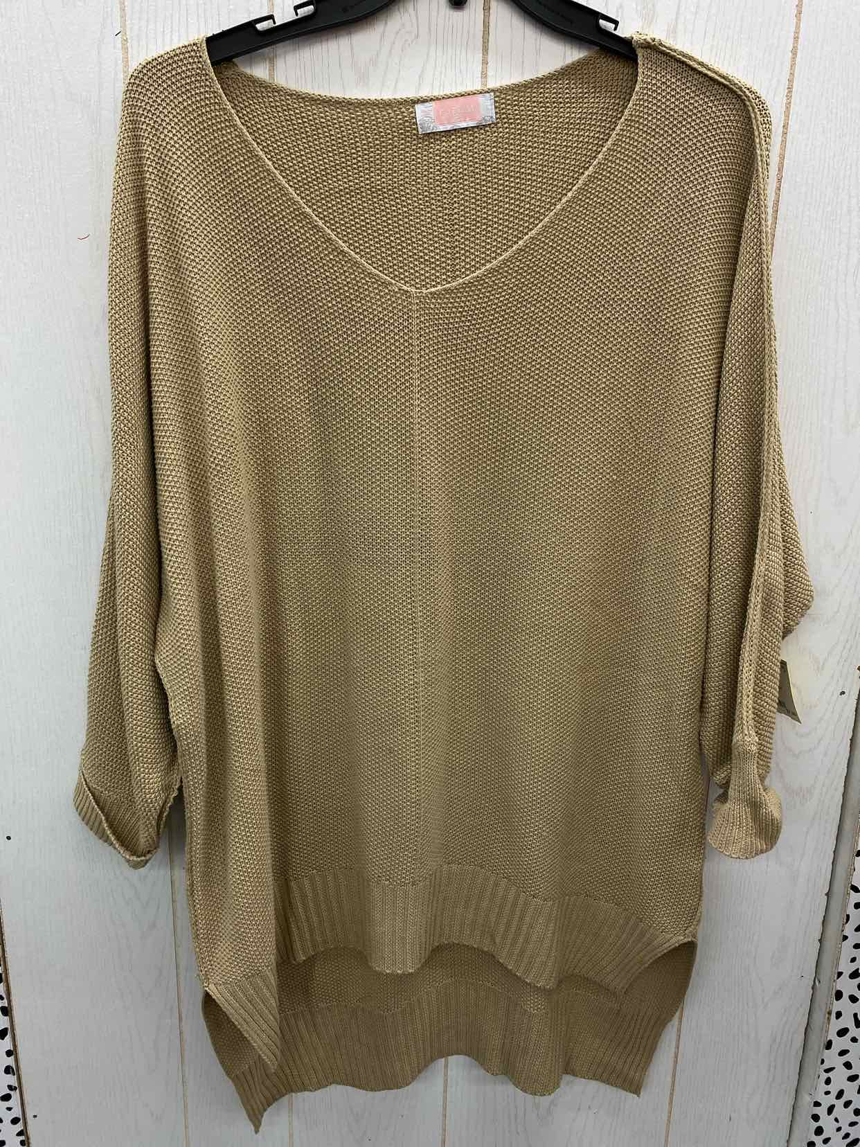 CDM Tan Womens Size L Sweater