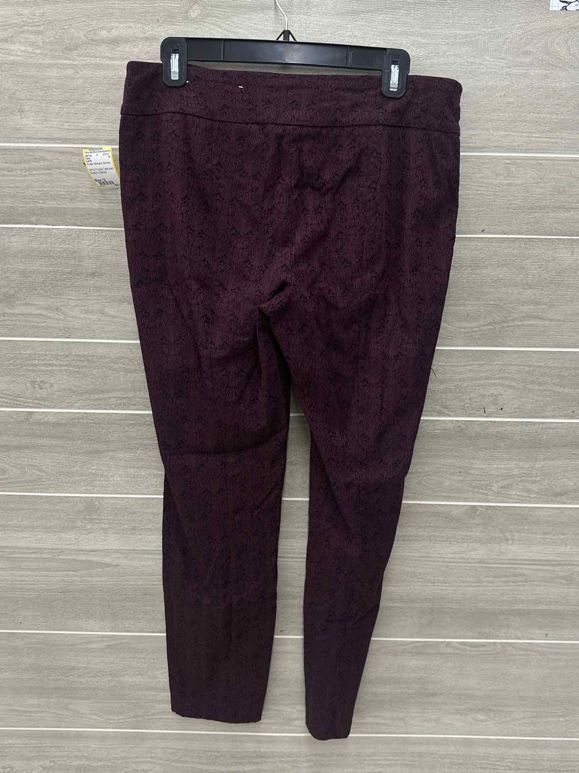 CATO Purple Womens Women Size 12 Pants