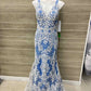 Size 10/12 Blue Womens Gown/Evening Wear