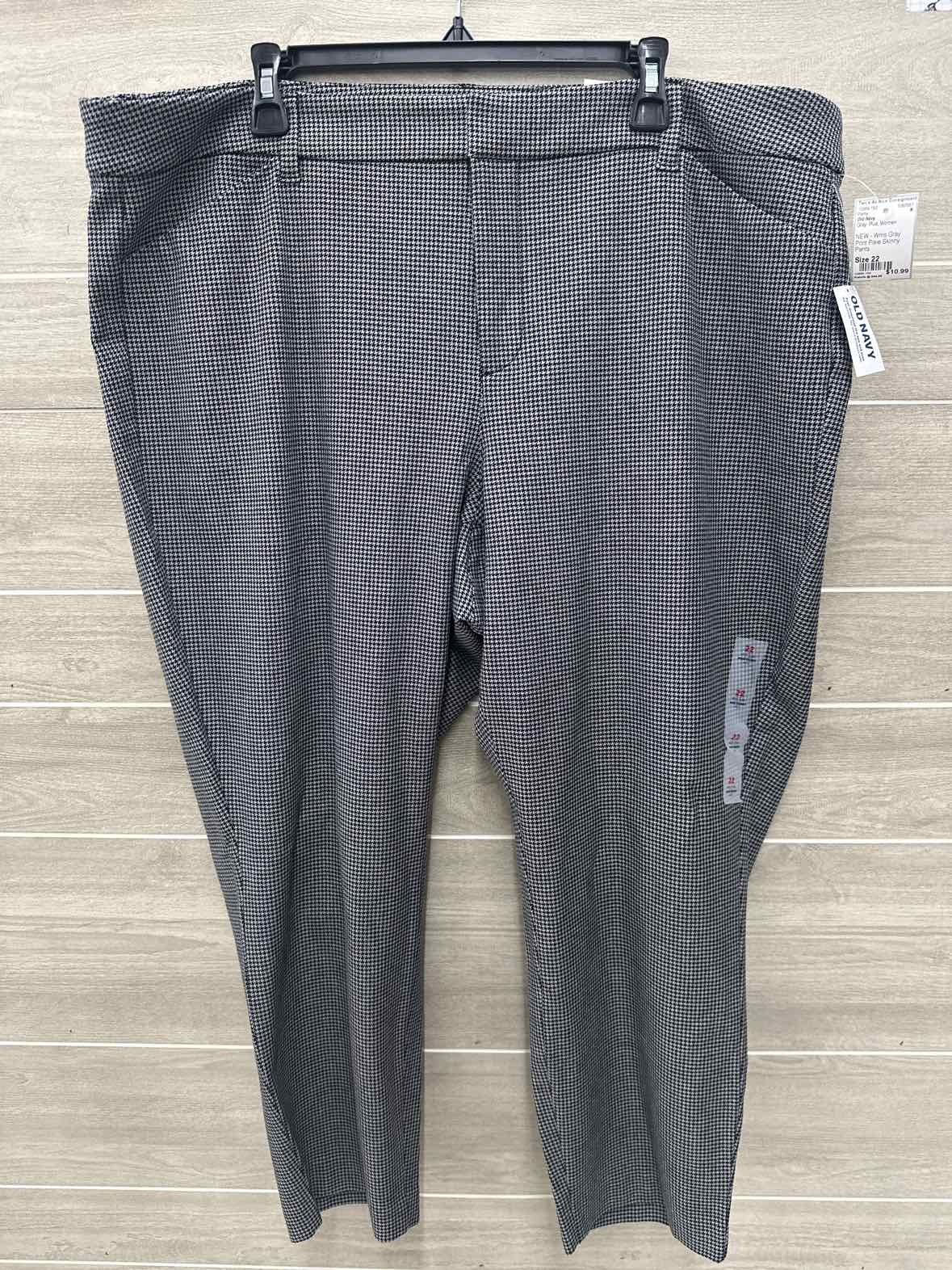 Old Navy Size 22 Gray Plus Pants