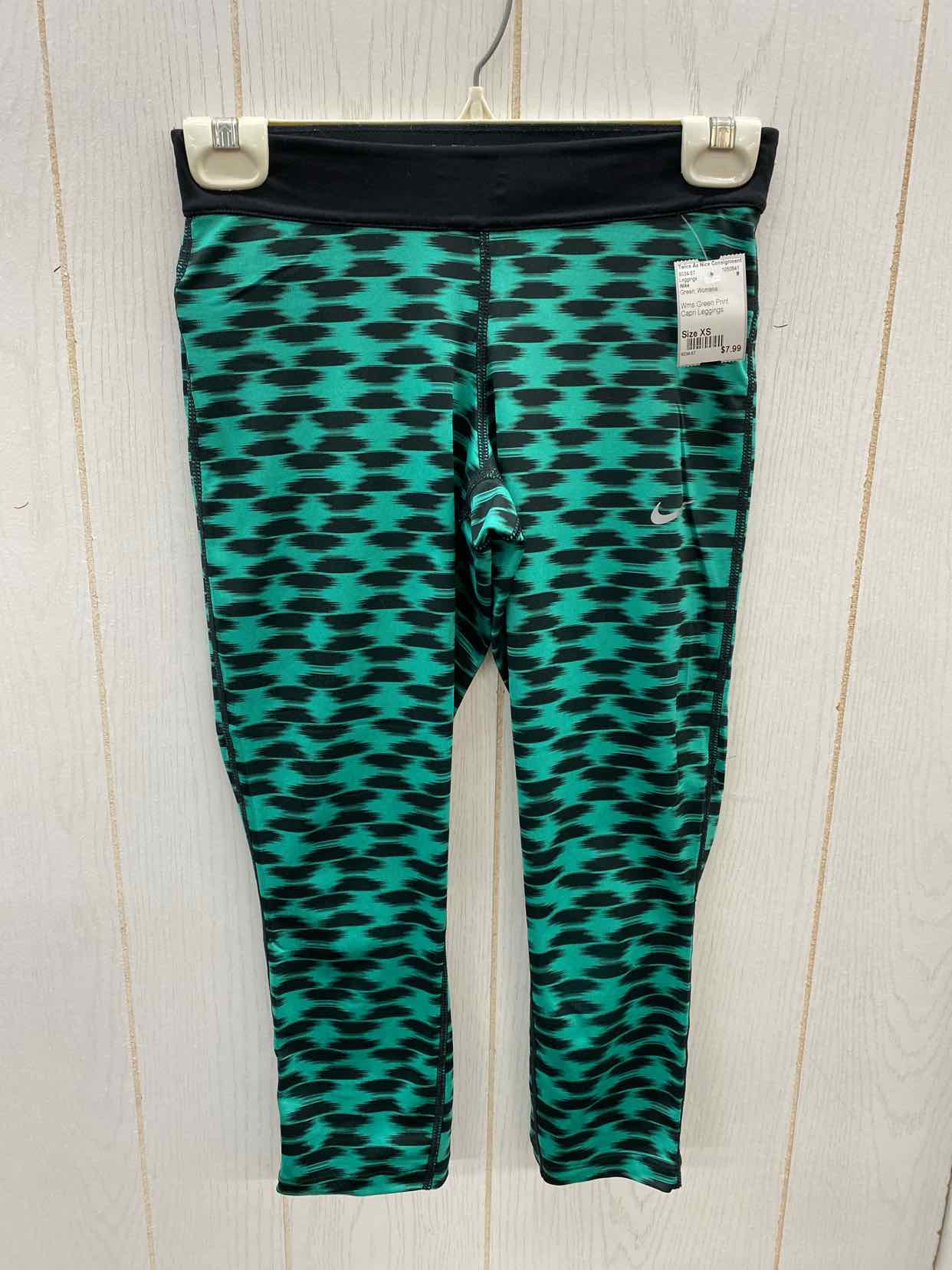 Nike Green Womens Size XS Leggings