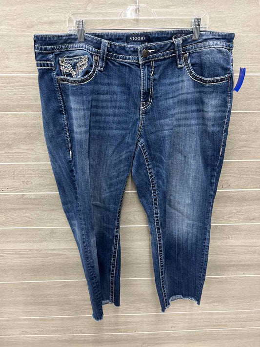 Vigoss Size 20 Blue Womens Jeans