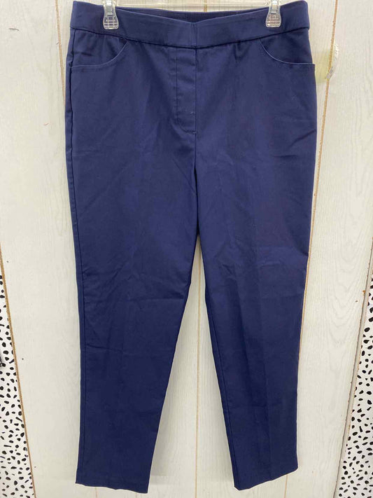 Alfred Dunner Navy Womens Size 8 Pants