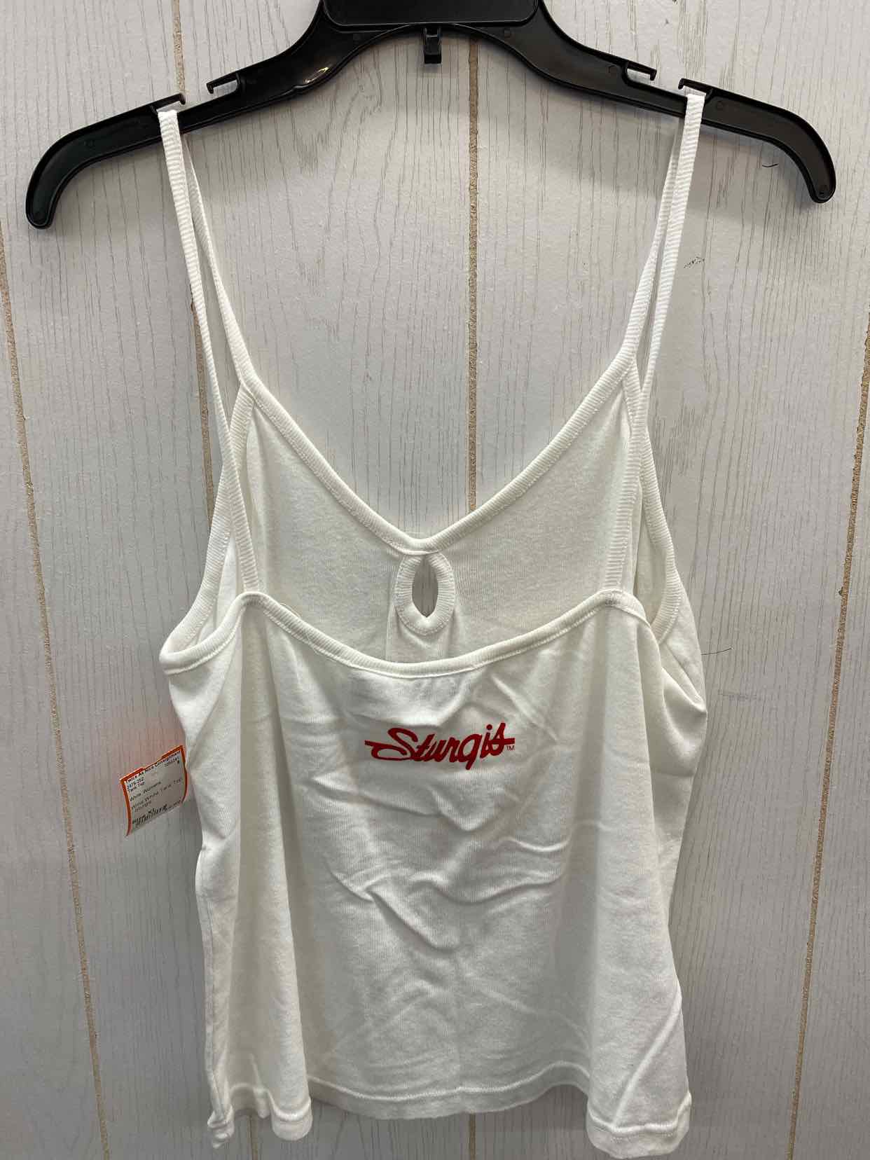 White Womens Size XL Tank Top