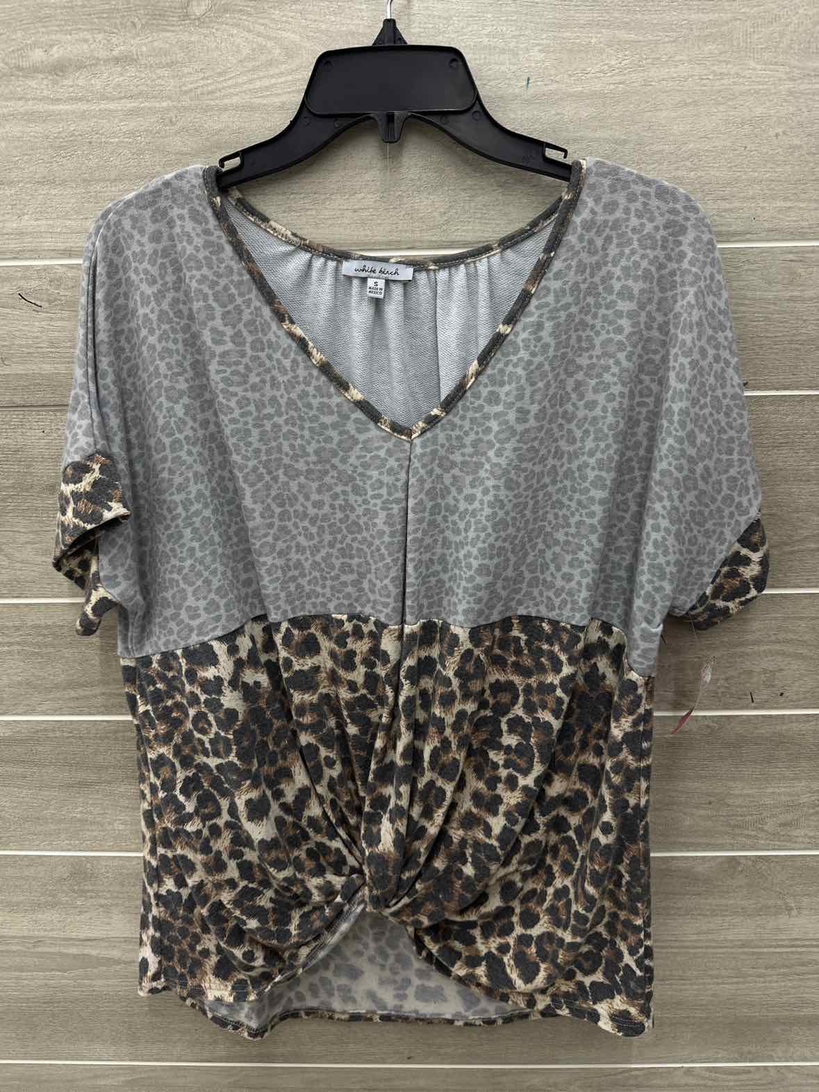 White Birch Size S Gray Womens Shirt