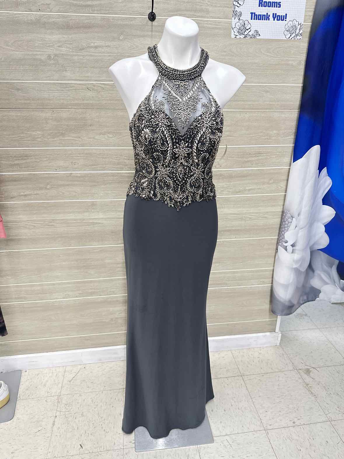 Size 6 Gray Womens Gown/Evening Wear