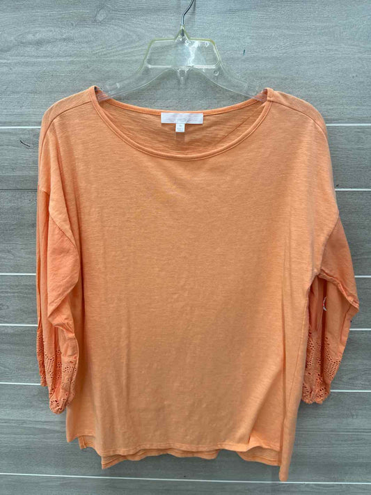 Adyson Parker Size M Orange Womens Shirt