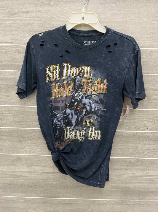 Gray Womens Women Size XS Shirt