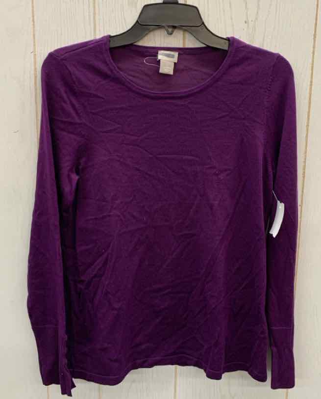 Chico's Purple Womens Size Small Sweater