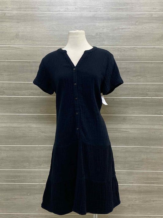 J Jill Black Womens Size 6 Dress