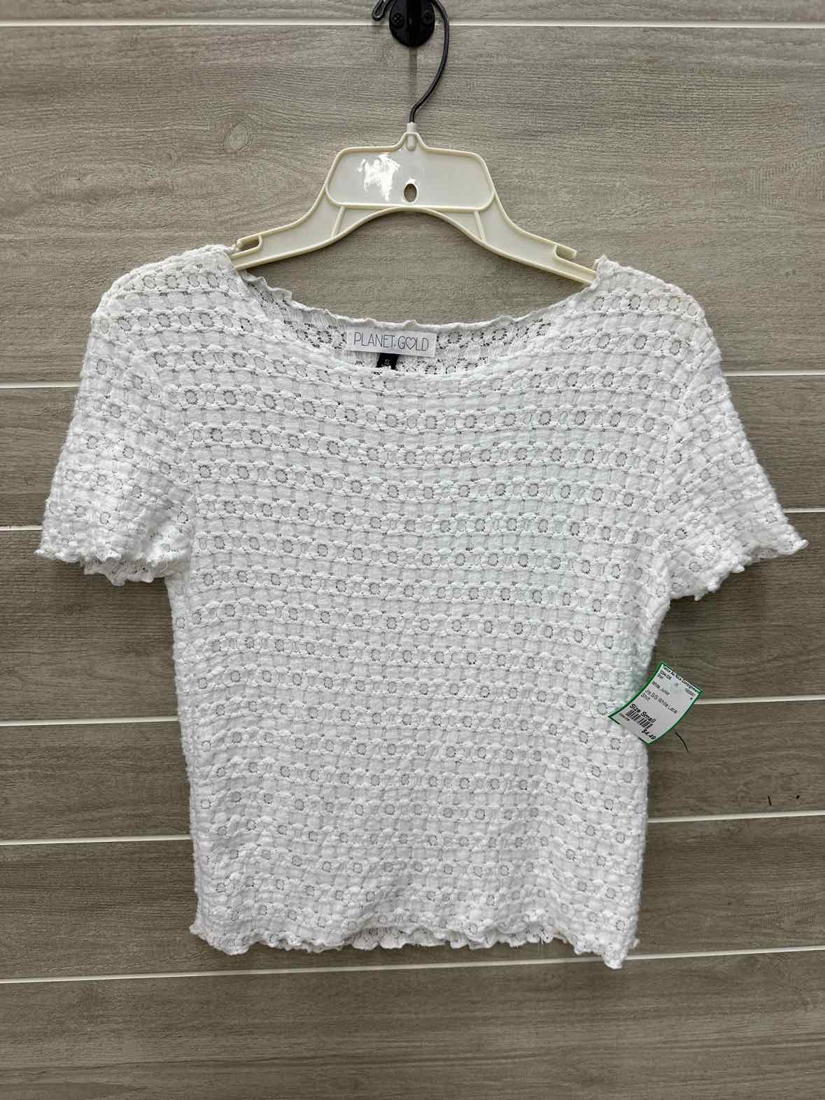 White Junior Size Small Shirt