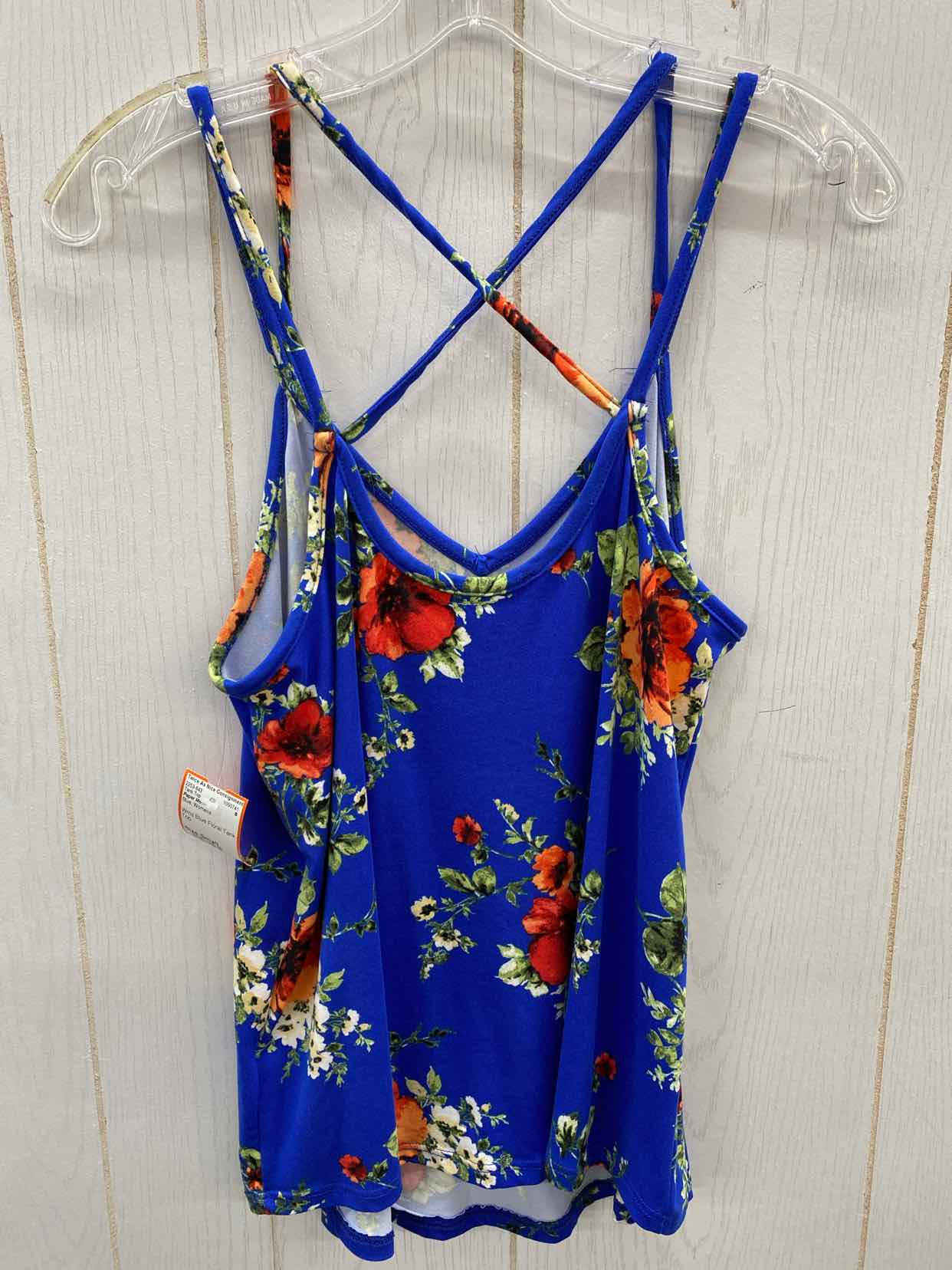 Paper Moon Blue Womens Size Small Tank Top