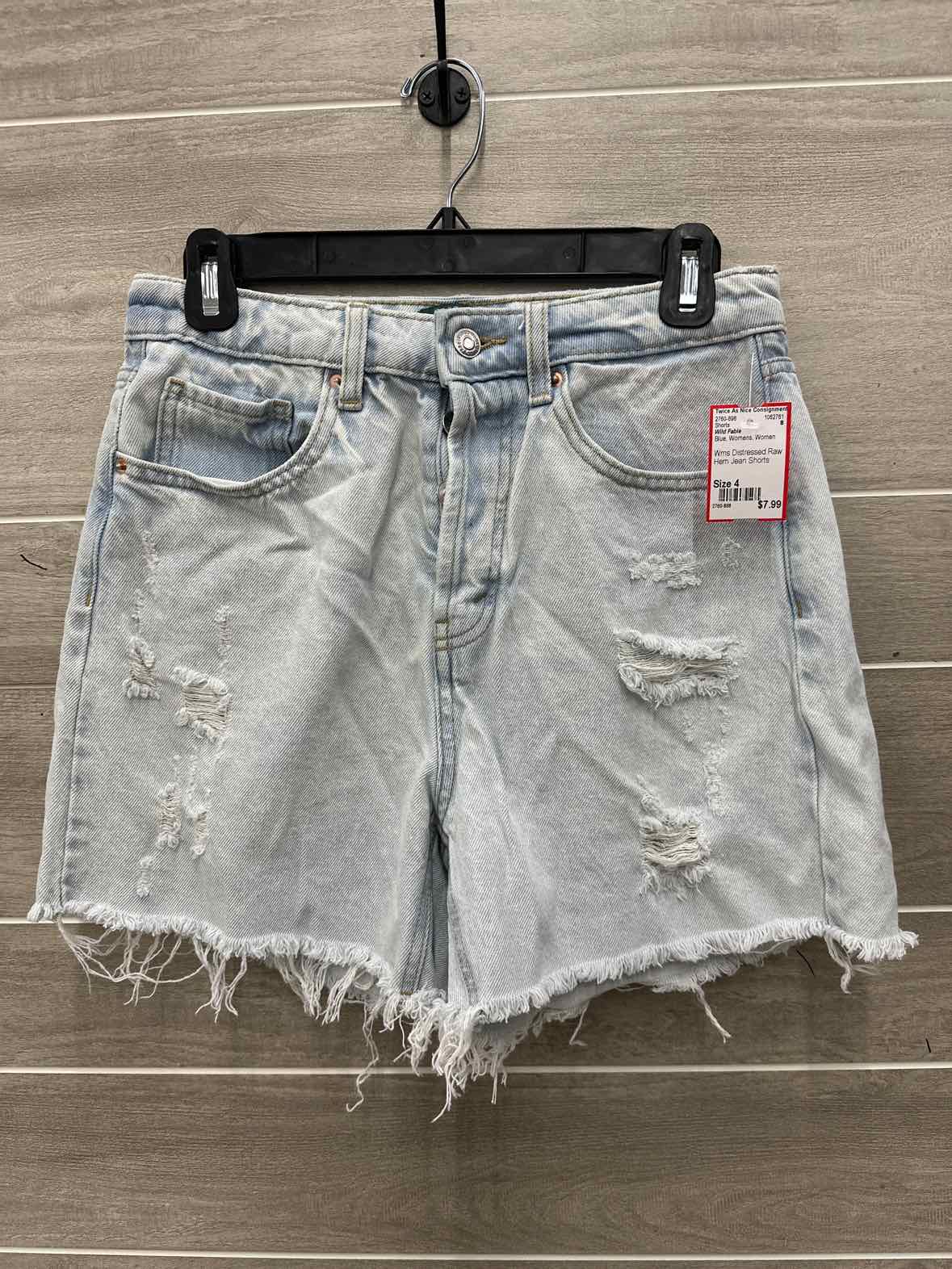 Wild Fable Size 4 Blue Womens Shorts
