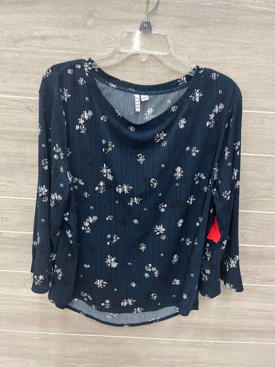 ELLE Size XXL Teal Plus Shirt