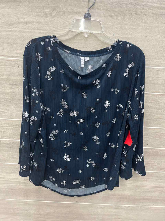 ELLE Size XXL Teal Plus Shirt