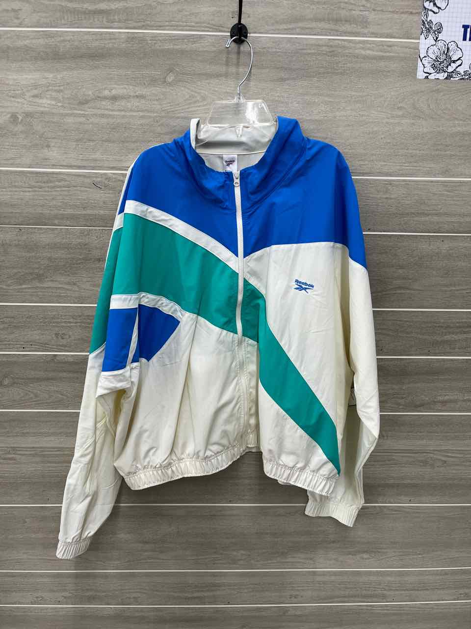 Reebok Size 3X White Plus Jacket (Outdoor)