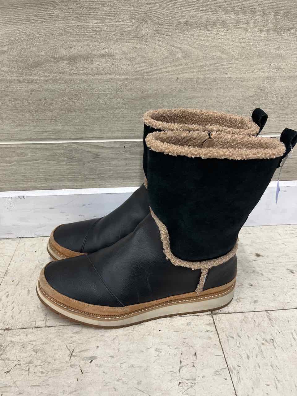TOMS US Shoe Size 9 Black Womens Boots