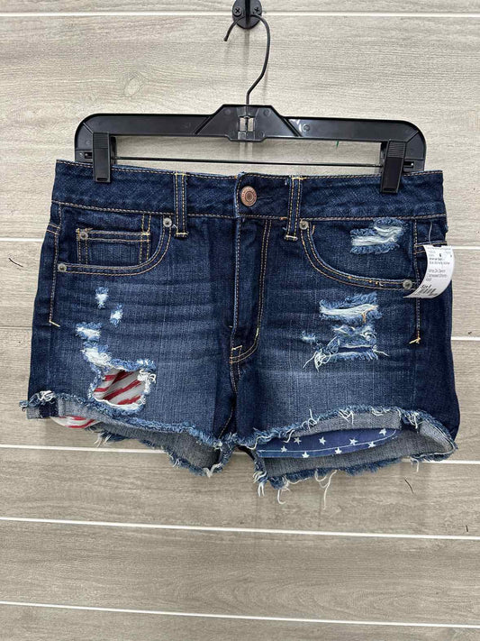 American Eagle Size 6 Blue Womens Shorts