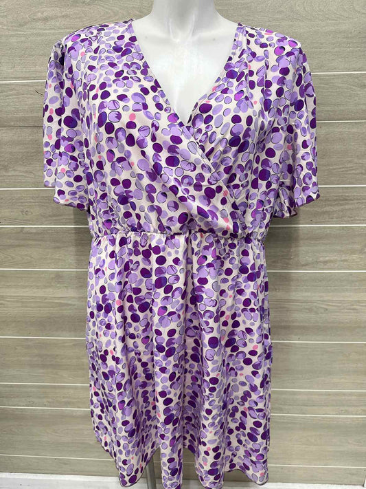 Size 22 Purple Plus Dress