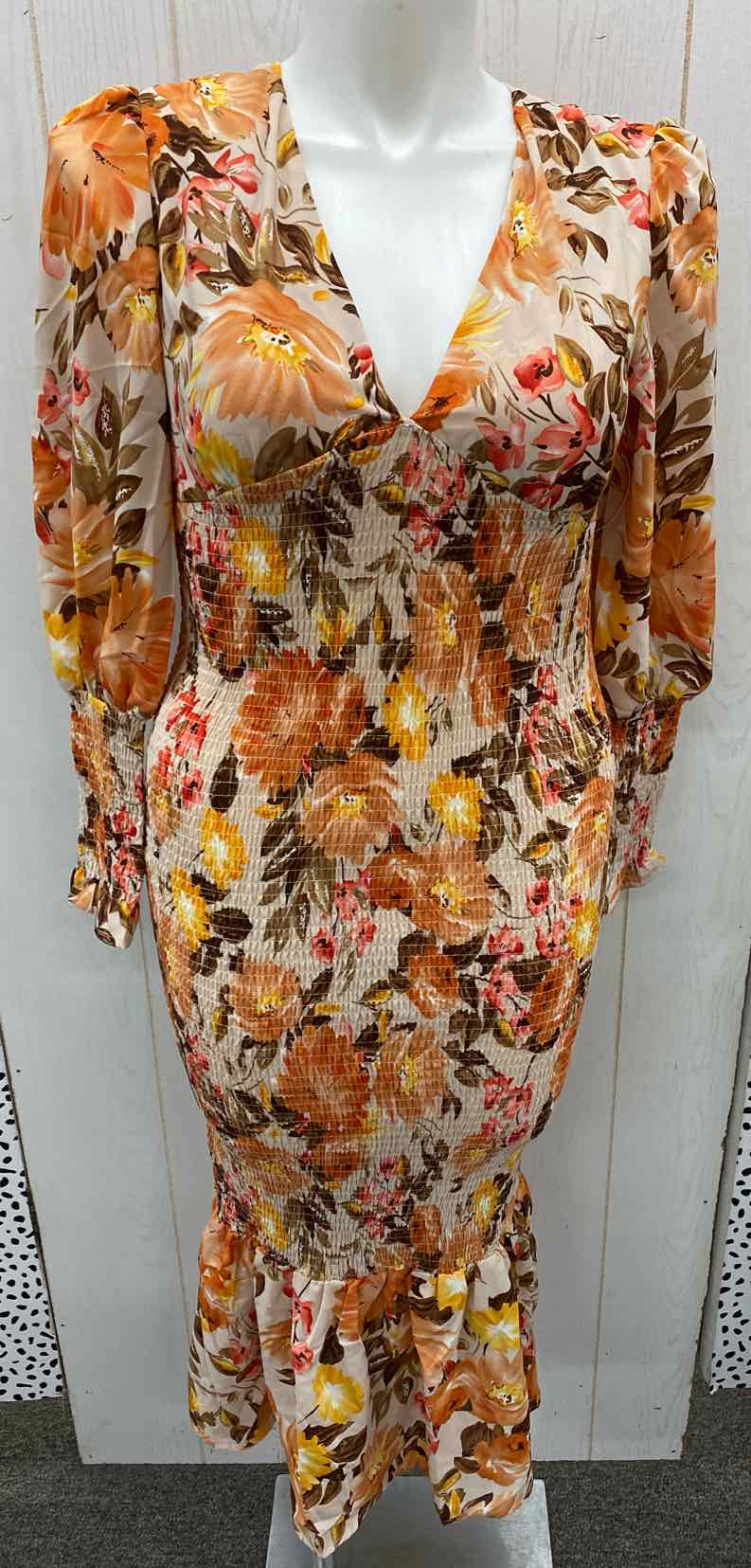 Orange Womens Size 10/12 Dress