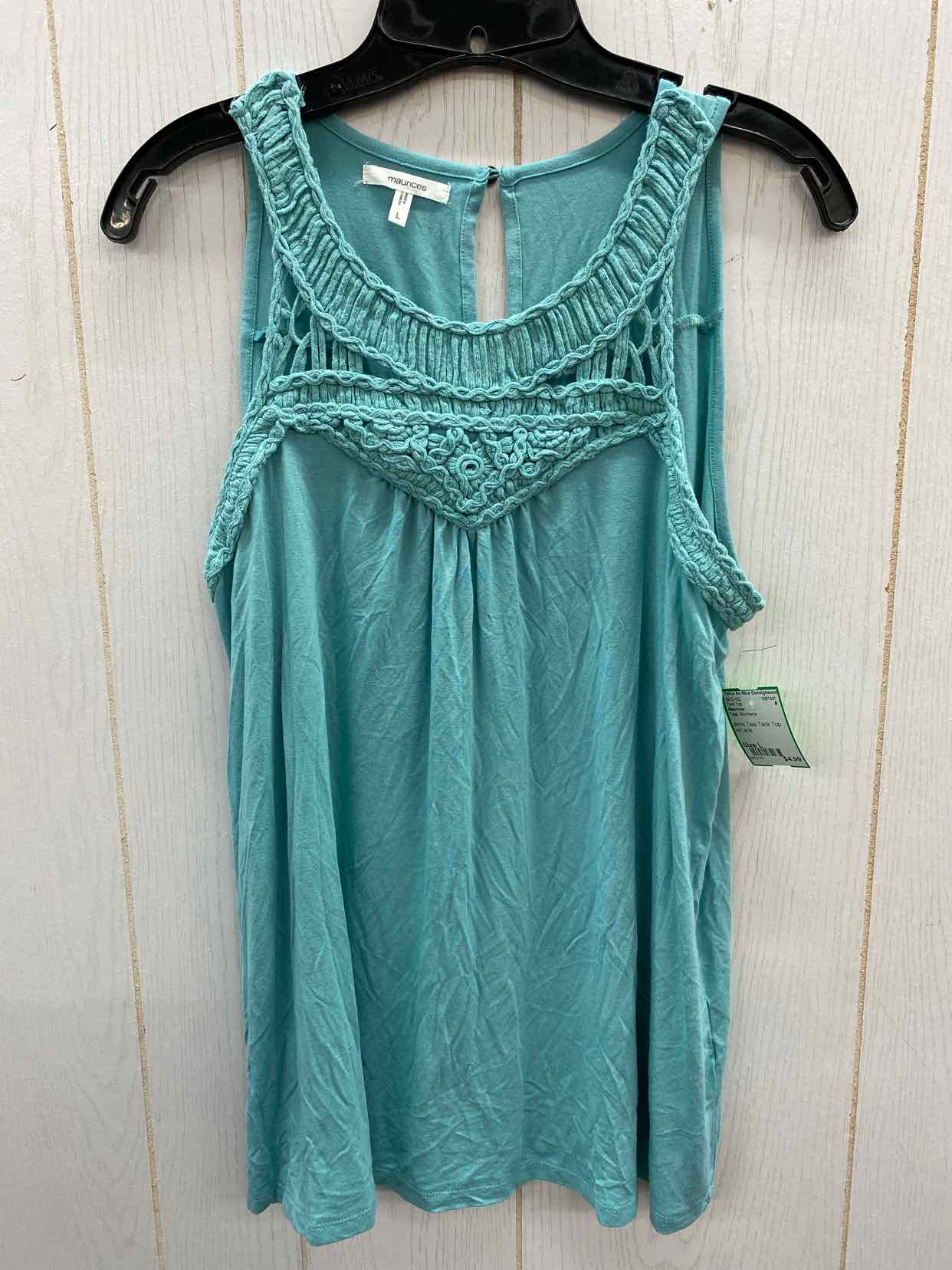 Maurices Teal Womens Size L Tank Top