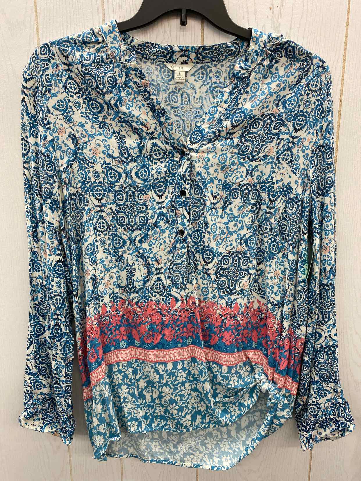 Blue Womens Size L Shirt