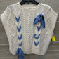 ENTRO Size L Cream Womens Sweater
