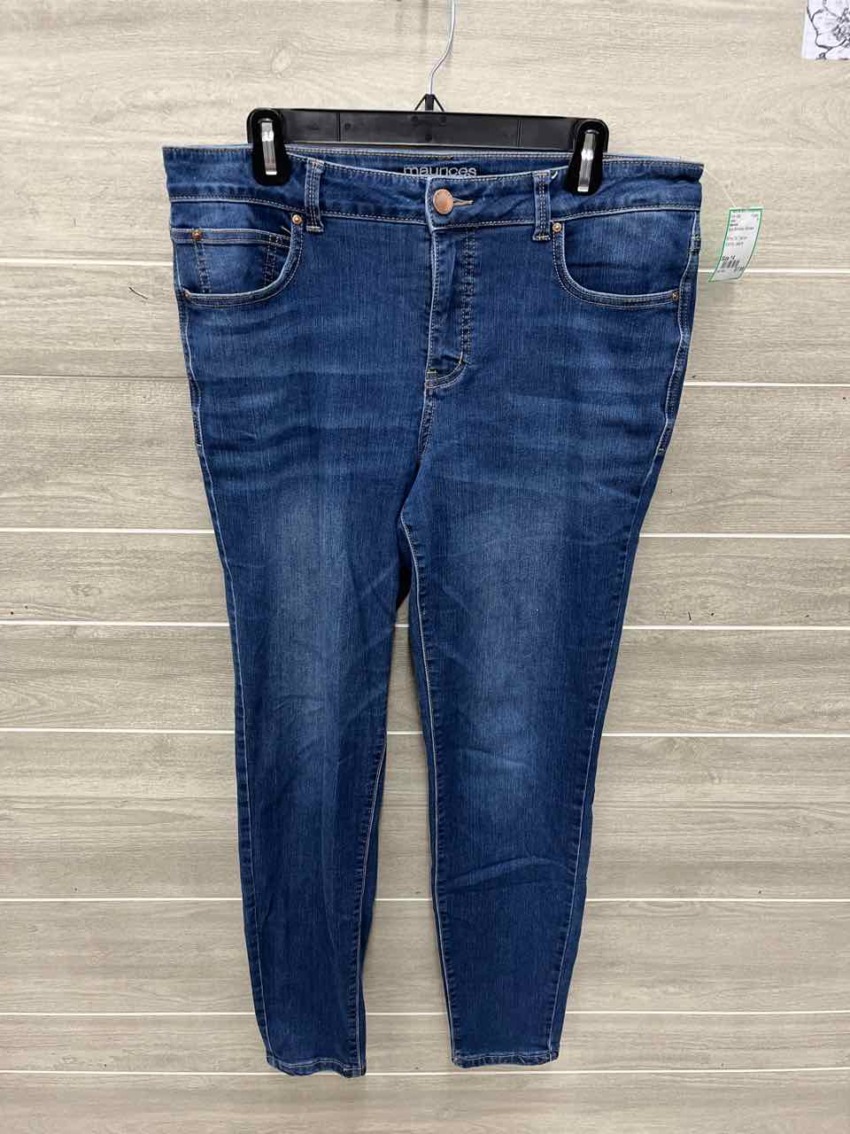 Maurices Size 14 Blue Womens Jeans