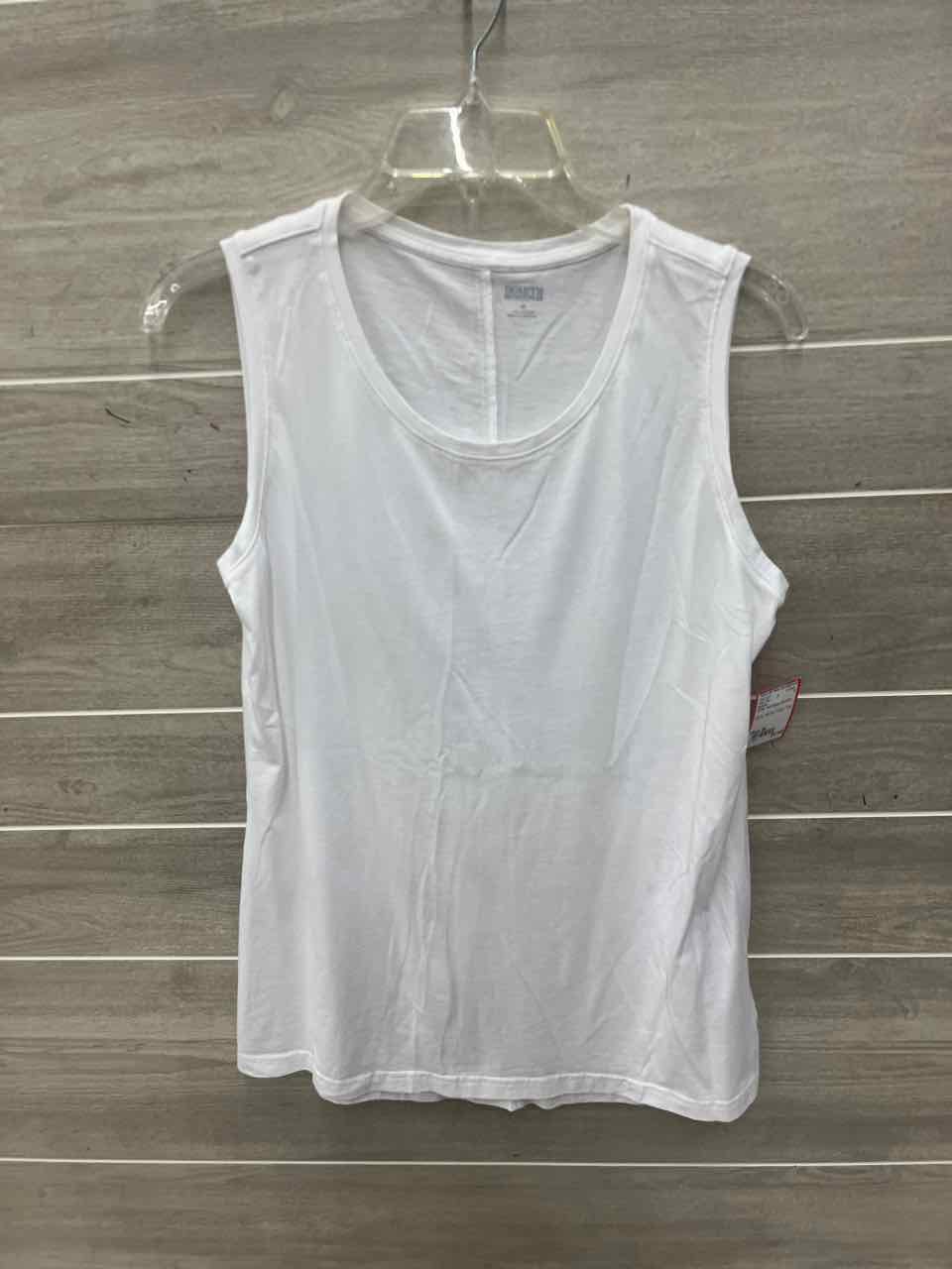 Duluth Size M White Womens Tank Top