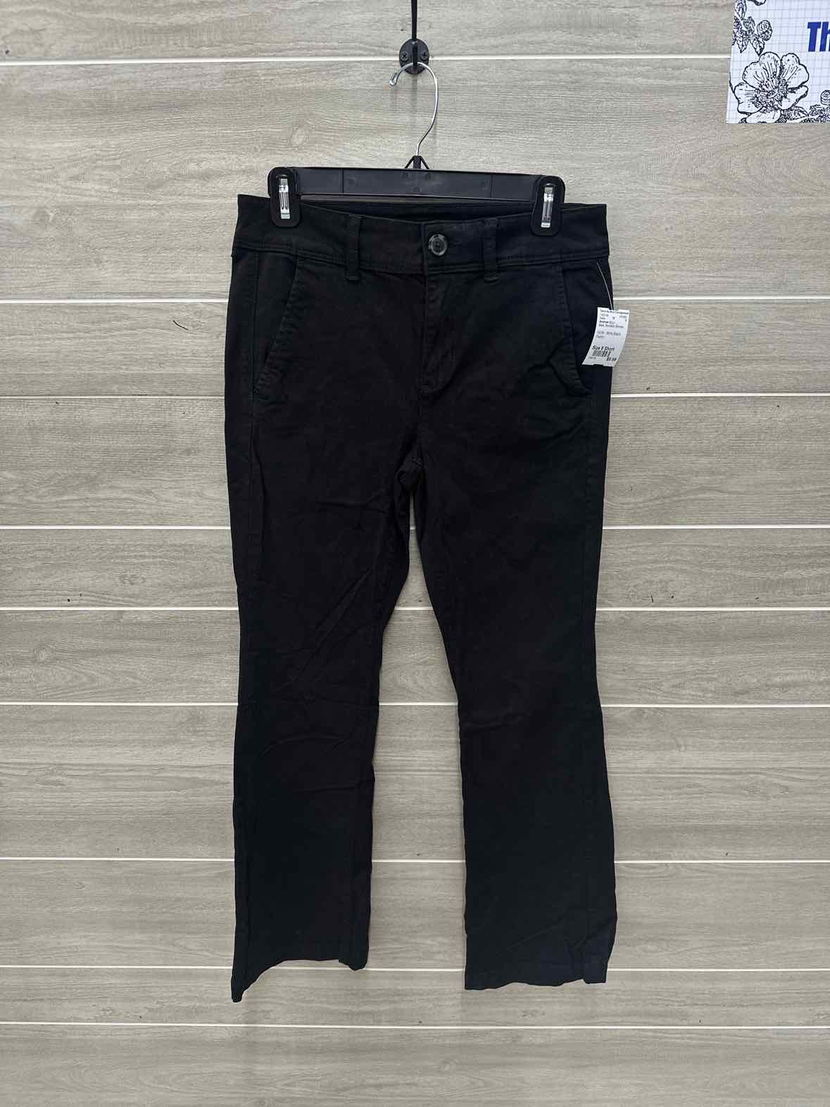 American Eagle Size 8 Short Black Womens Pants