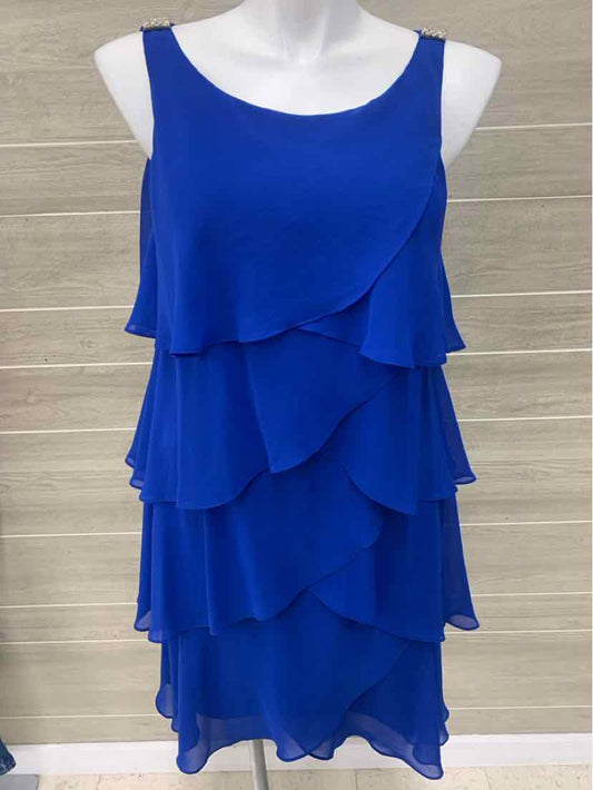 Signature Tessa Blue Womens Size 14W Dress
