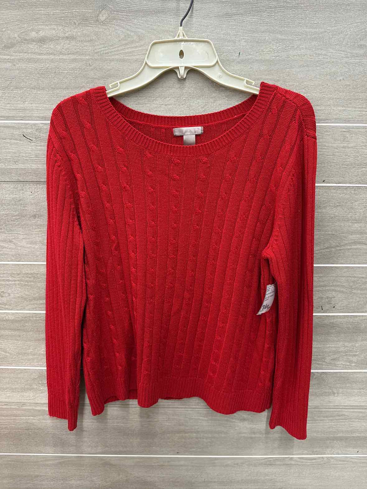 Red Womens Women Size XL Sweater