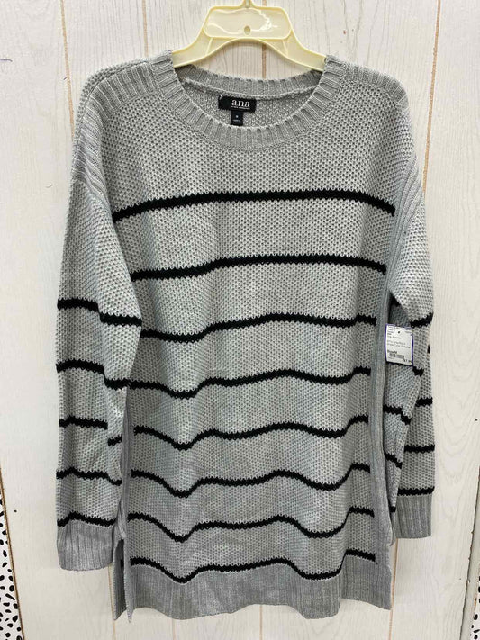 ANA Gray Womens Size M Sweater