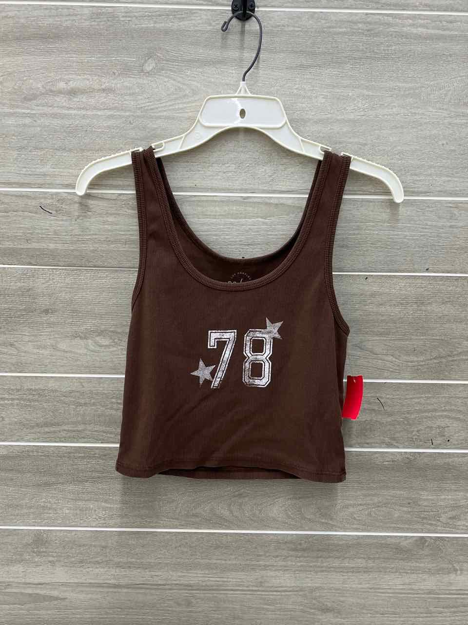 Brown Junior Women Size M Tank Top
