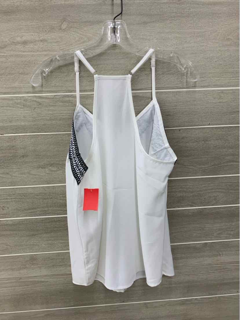 White Womens Size M Tank Top