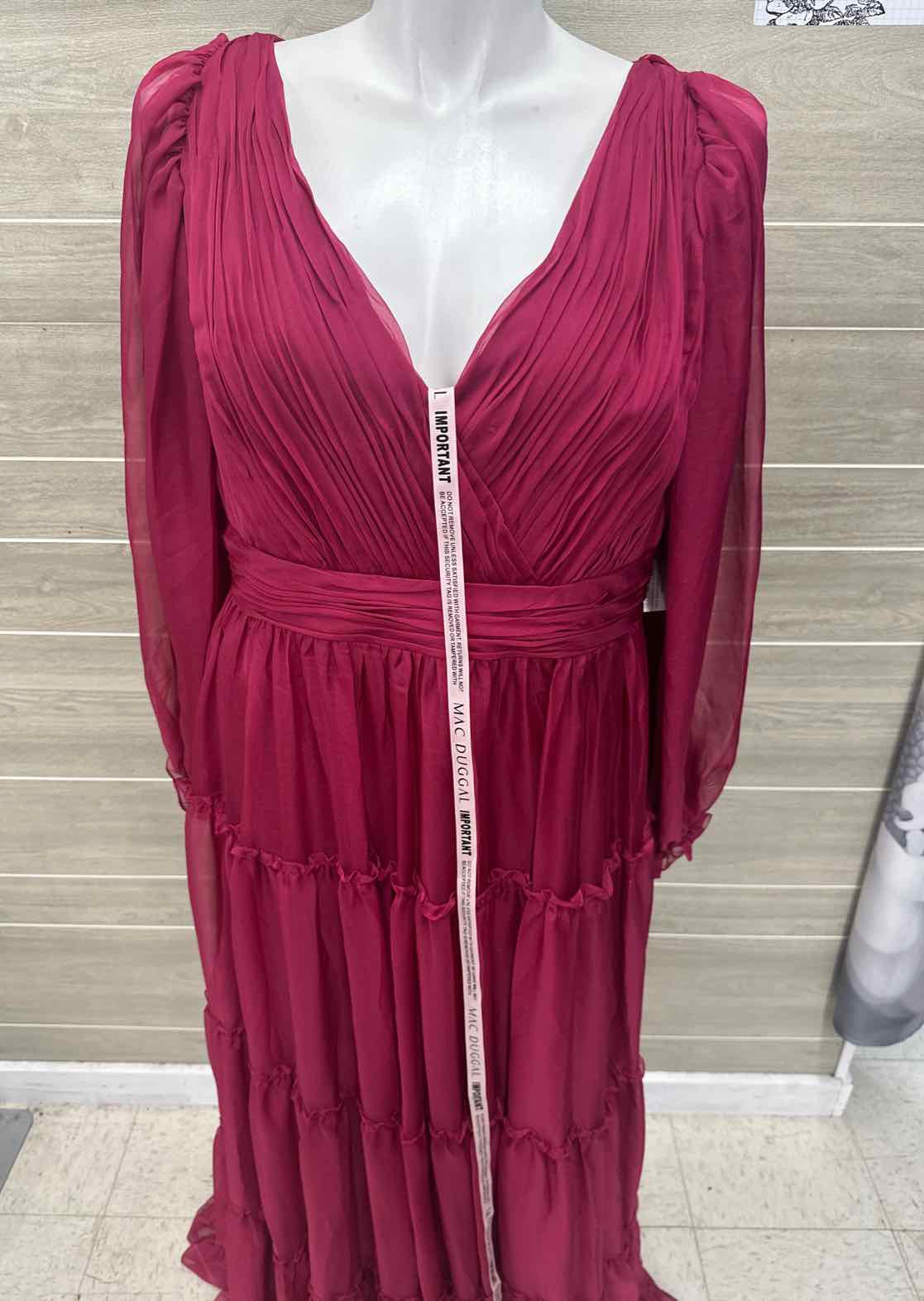 MAC DUGGAL Size 24 Pink Plus Gown/Evening Wear