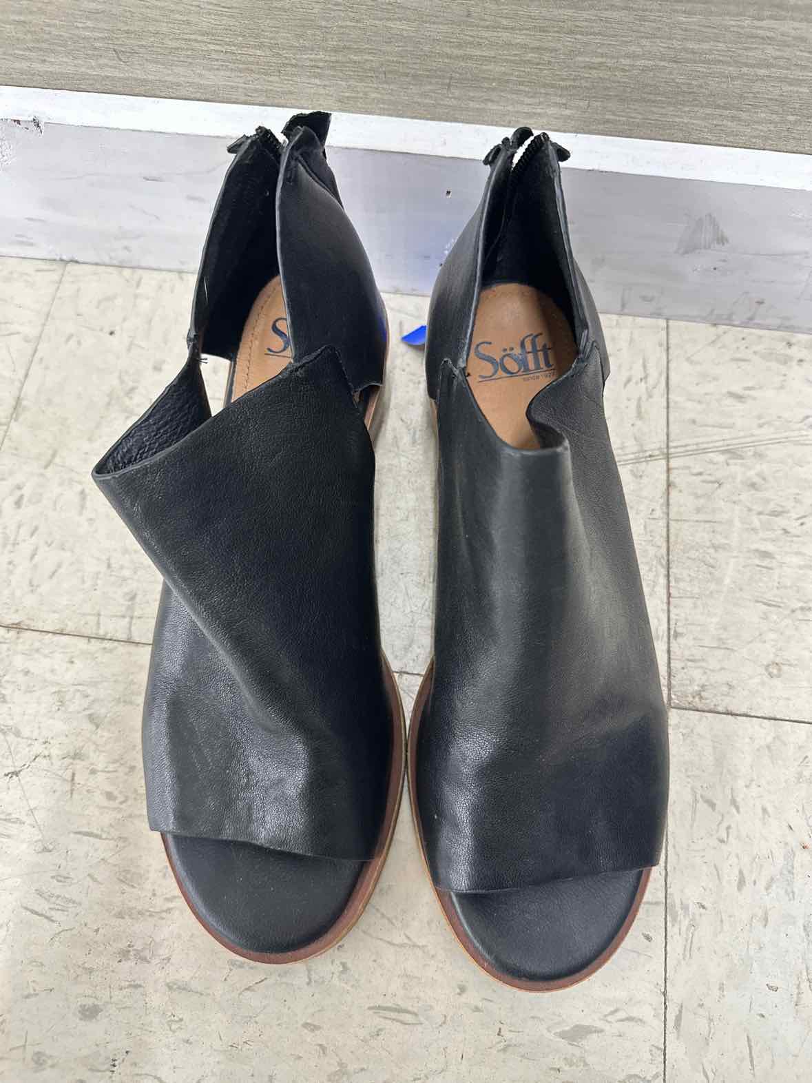 Sofft US Shoe Size 10 Black Womens Sandals